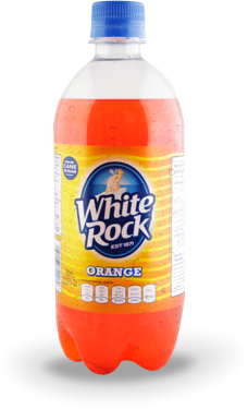White Rock Naranja no retornable 600 ml